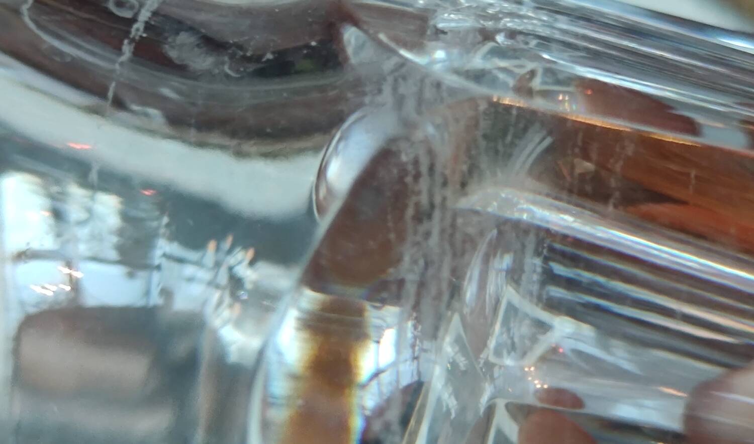 Old small Baccarat crystal vase