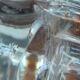 Old small Baccarat crystal vase