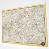 Map Shell Auvergne Cévennes 1959