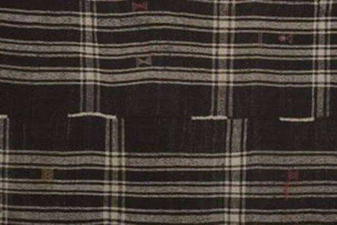 Vintage Turkish kilim handwoven 247x333 cm