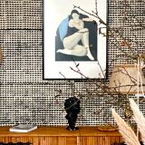 Drawing on framed dancer paper 1985