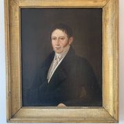 Antique Portrait Painting of a German Gentleman, 19th century