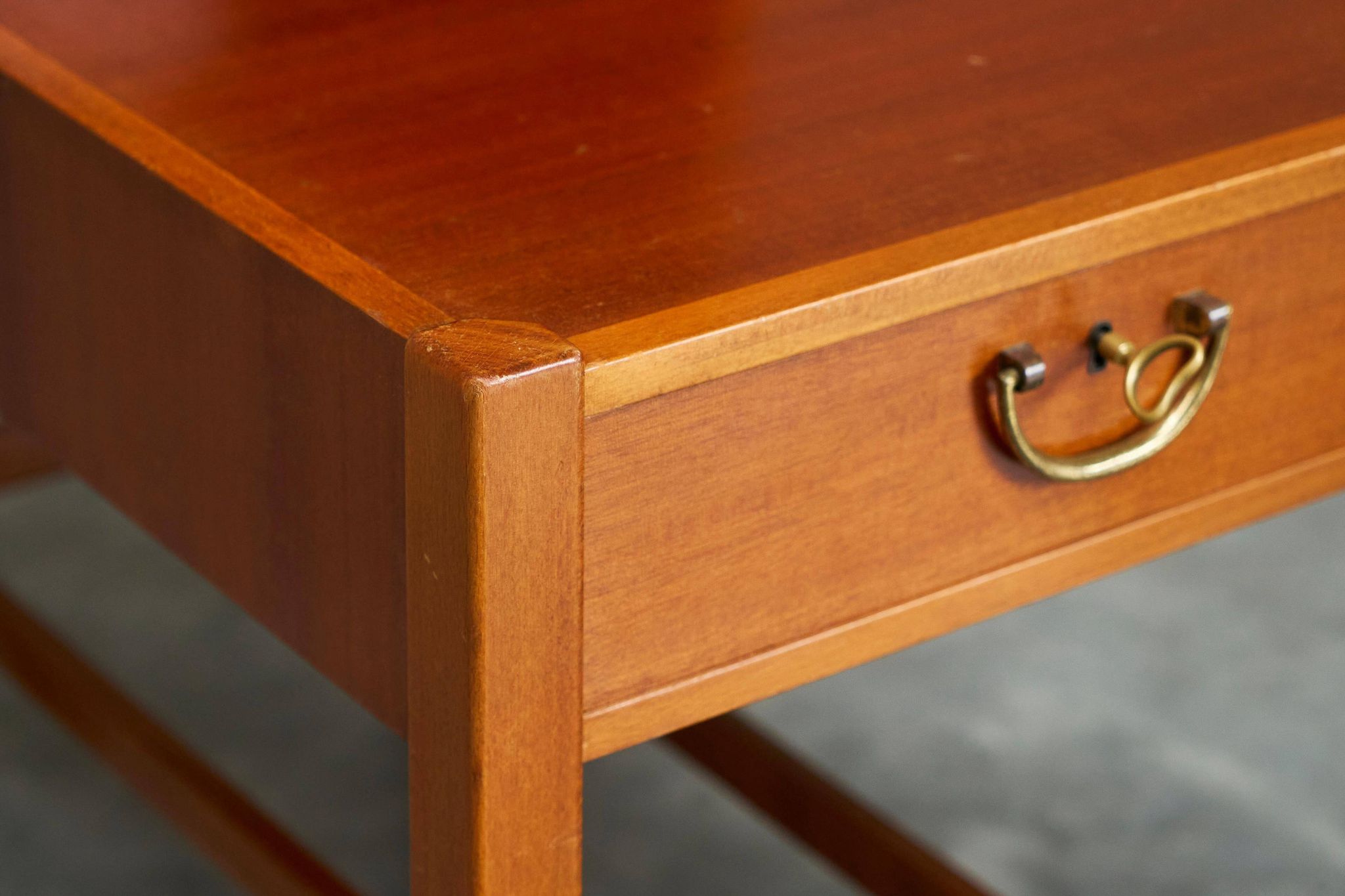 Pair of bedside tables by Nordiska Kompaniet in teak, 1952, by David Rosén.