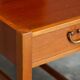 Pair of bedside tables by Nordiska Kompaniet in teak, 1952, by David Rosén.