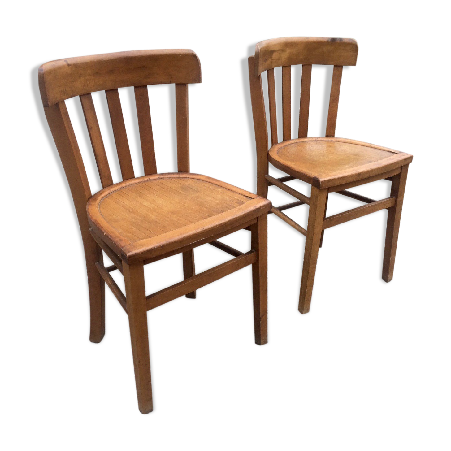 Pair of bistro chairs