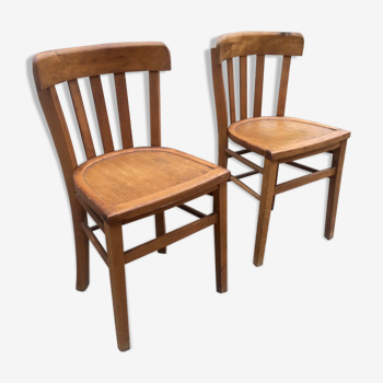 Paire de chaises bistrot