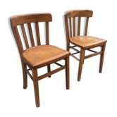 Paire de chaises bistrot