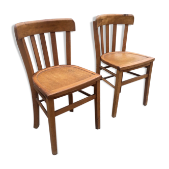 Pair of bistro chairs