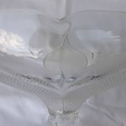 Glass footed bowl