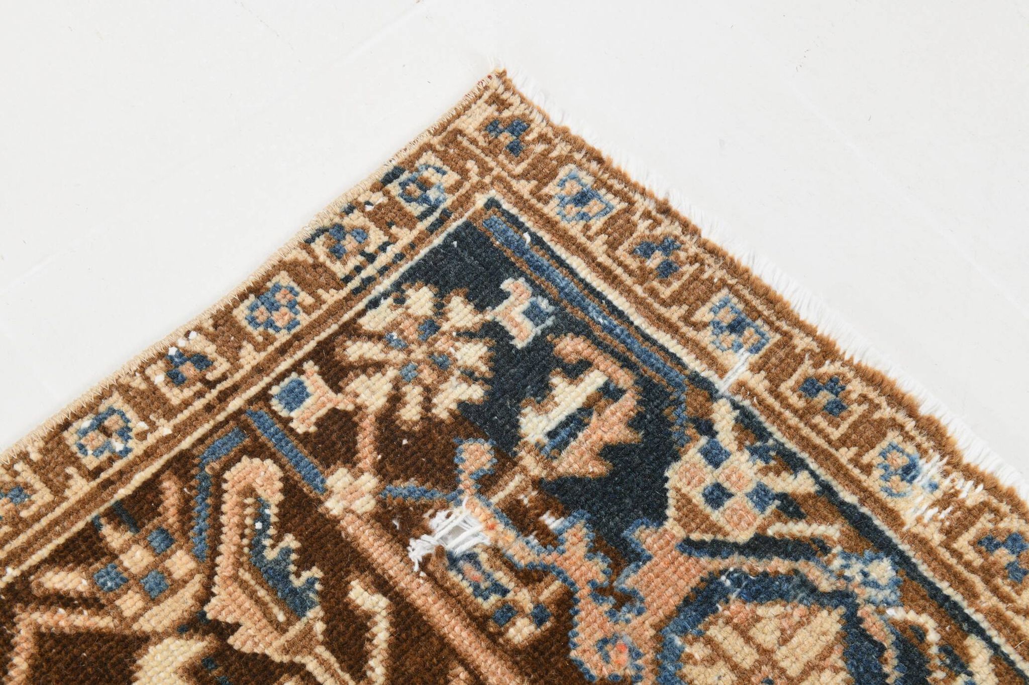 9x11  Pink & Navy Blue Classic Persian Rug, 263x328Cm