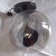 Applique  Delmas  globe « fumé » lampe