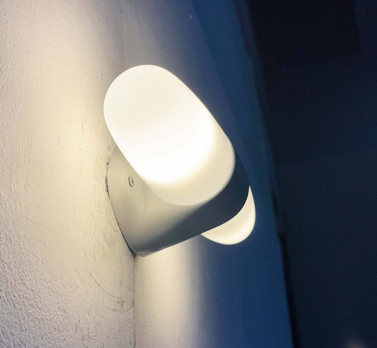 6068 mirror applique in mid-century modern style by Wilhelm Wagenfeld for Lindner, 1950s.