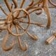 Parrot coat rack in curved wood - Art Nouveau
