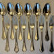 12 silver-plated cutlery sets by Ercuis