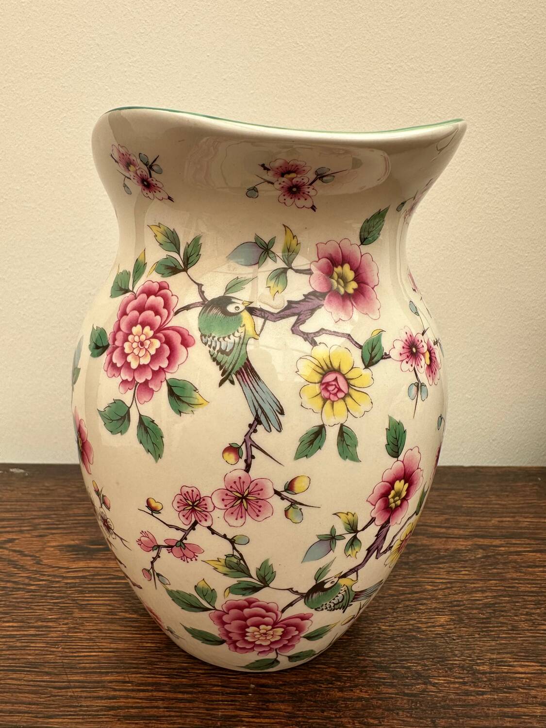 James kent old foley england water pitcher - vintage english porcelain