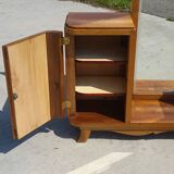 art deco dressing table in light wood