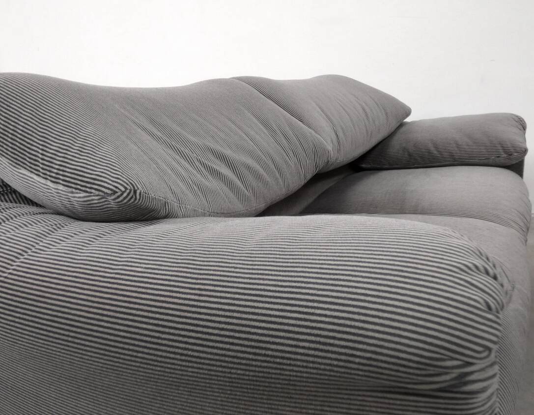 Cassina Maralunga 2 seater - bicolore gray