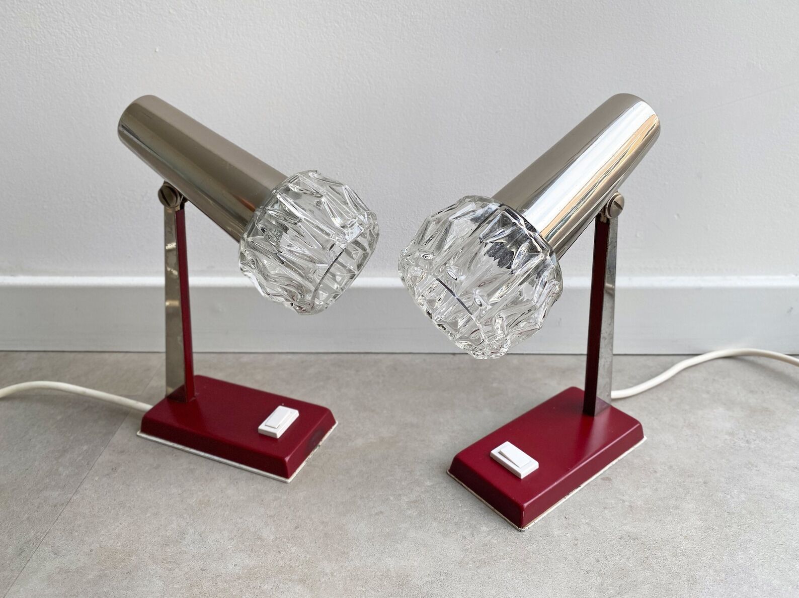 Paire de lamps de tables vintage