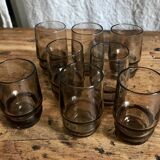 Verres fumés vintage liqueur
