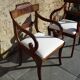 2 regency armchairs