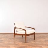 Teak Paper Knife Lounge Chair by Kai Kristiansen for Magnus Olesen, 1960s