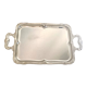 Baroque stainless steel tray Alessi