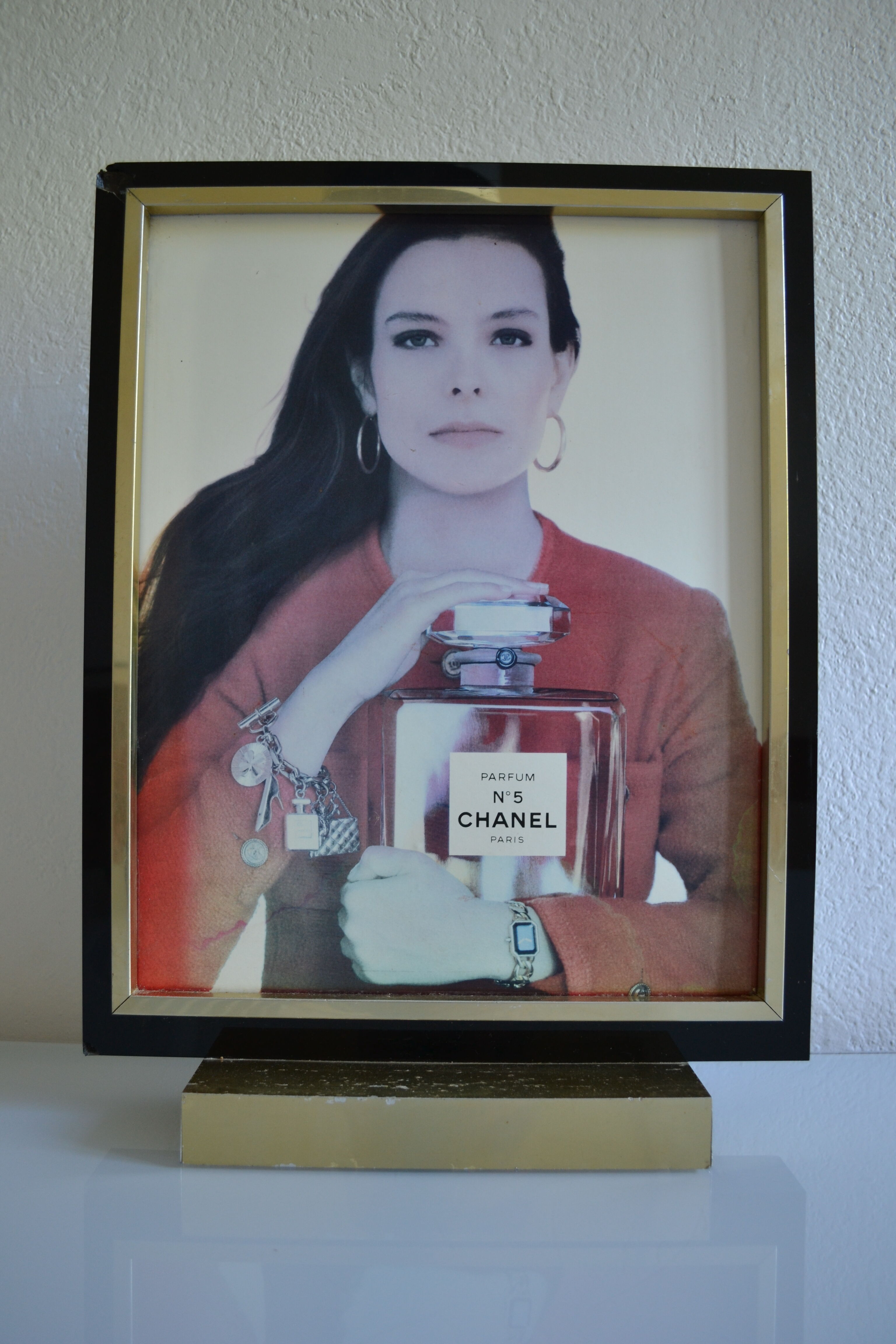Vintage chanel boutique advertising sign n°5