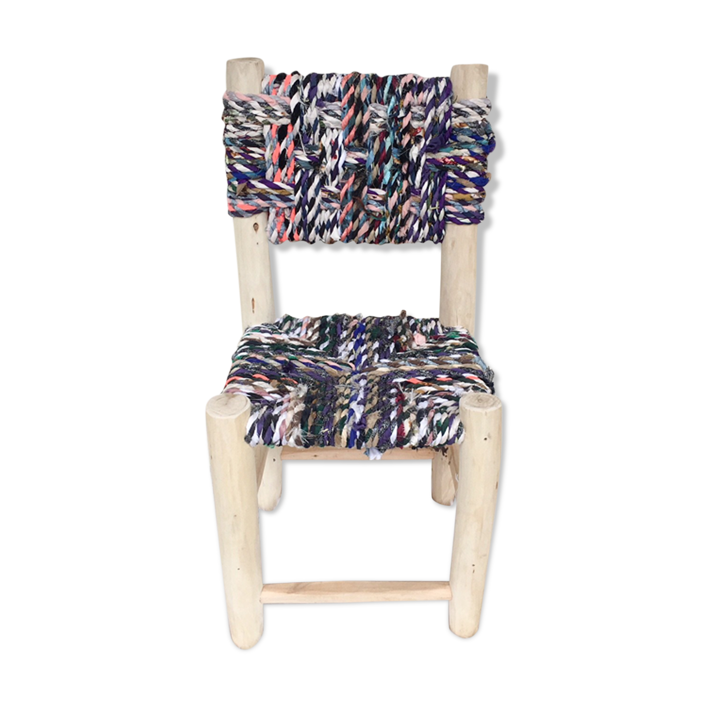Recycled fabric chair