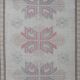Decorative soft muted color turkish oushak rug, living room rug 5'11'' x 7'3''