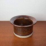 Bol de poterie danoise moderne du milieu du siècle par Erik Askholm, années 1960