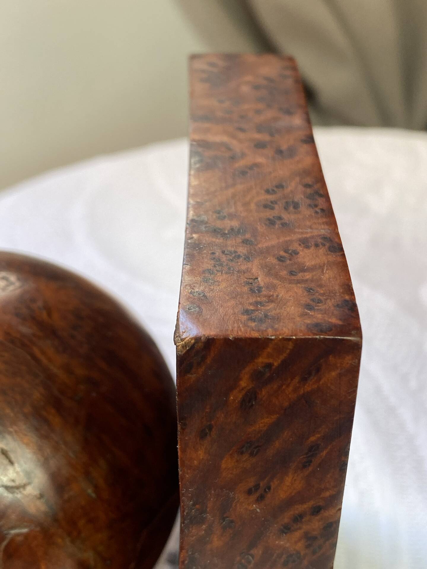 Pair of bookends, sphere, Art Deco
