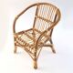 Fauteuil enfant rotin bicolore