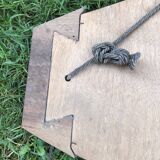 Hexagonal art deco mirror, 100x50 cm