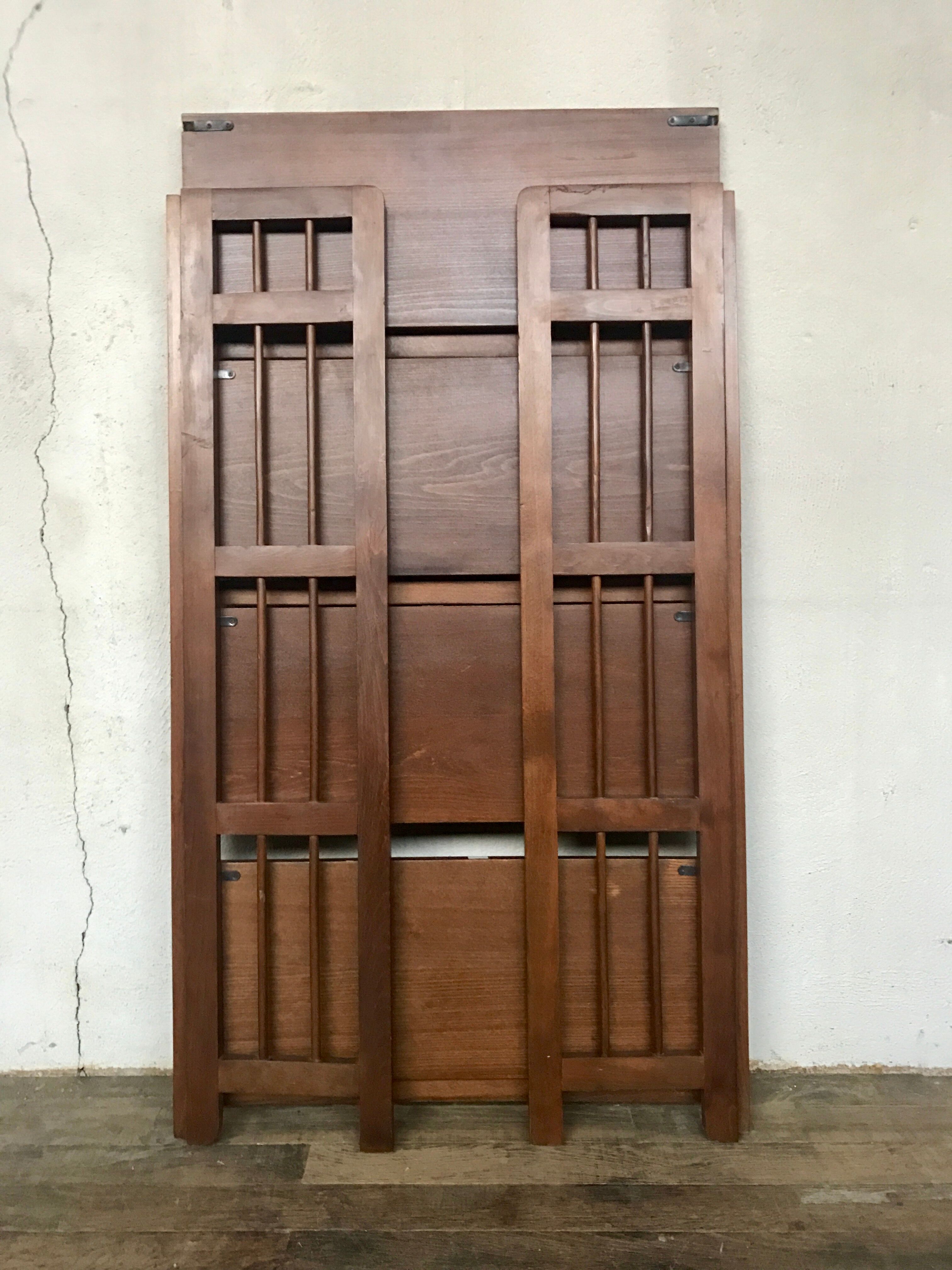 Extended administrative library art deco style 1950 1960 modular and foldable model - vintage