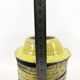 Handmade cracked ceramic vase • 1980s • signed