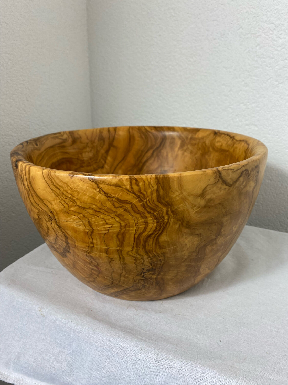 Saladier en bois d’olivier
