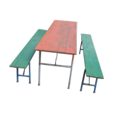 Set garden table and benches