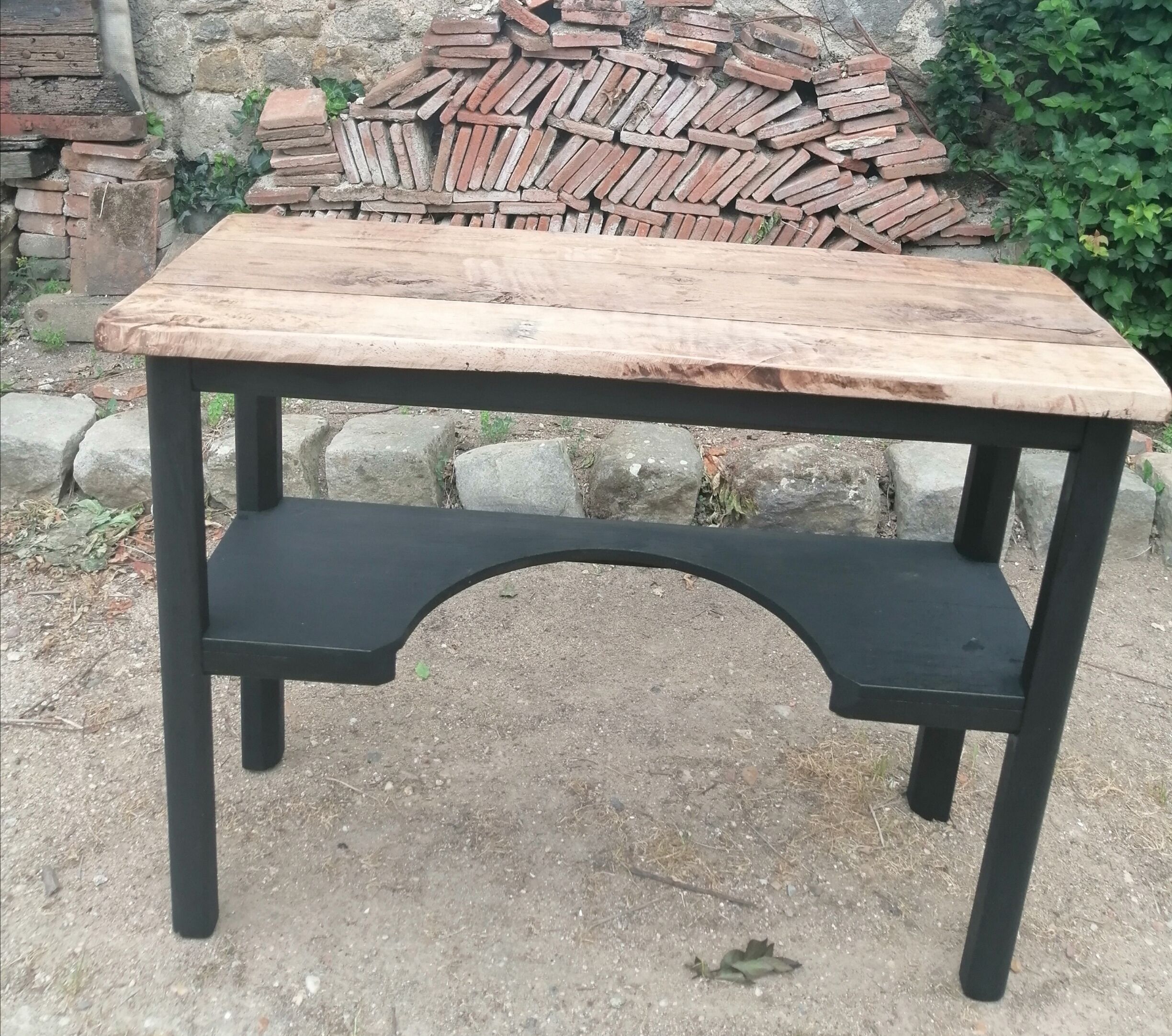 Wooden side table service