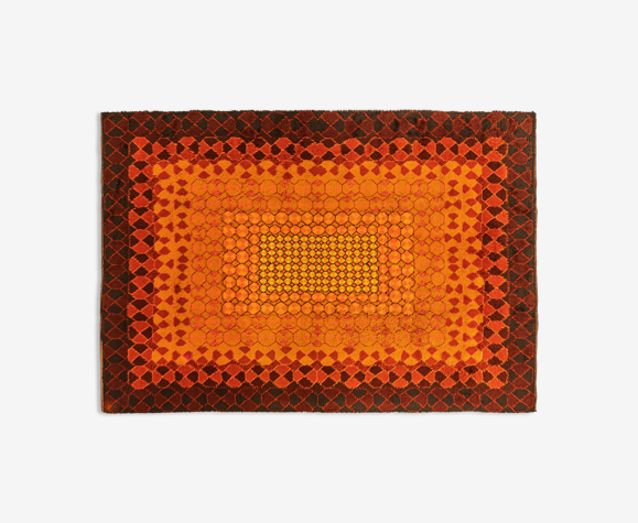 Tapis menuette des années 1970, 250 x 354