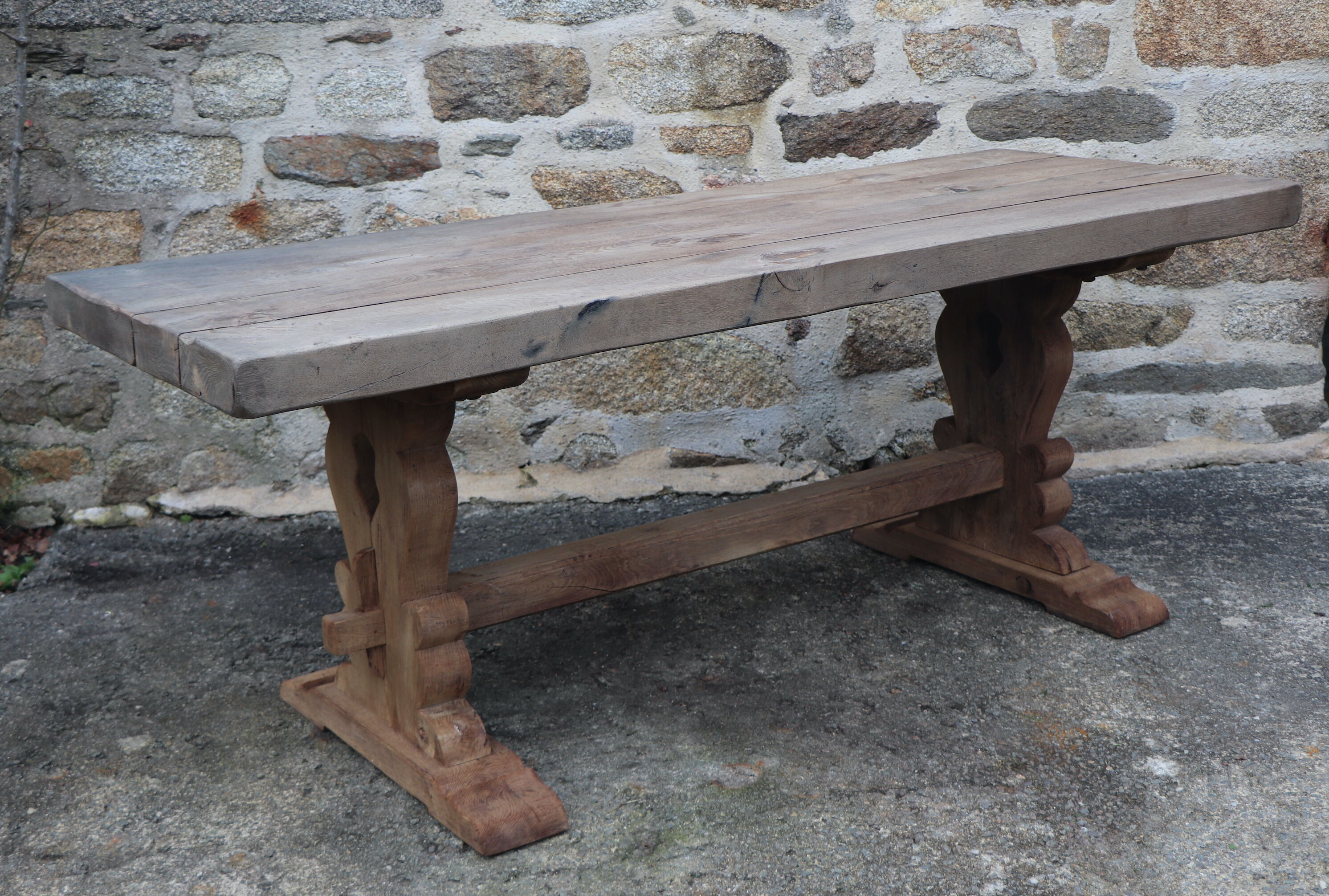 Wooden monastery table XIX