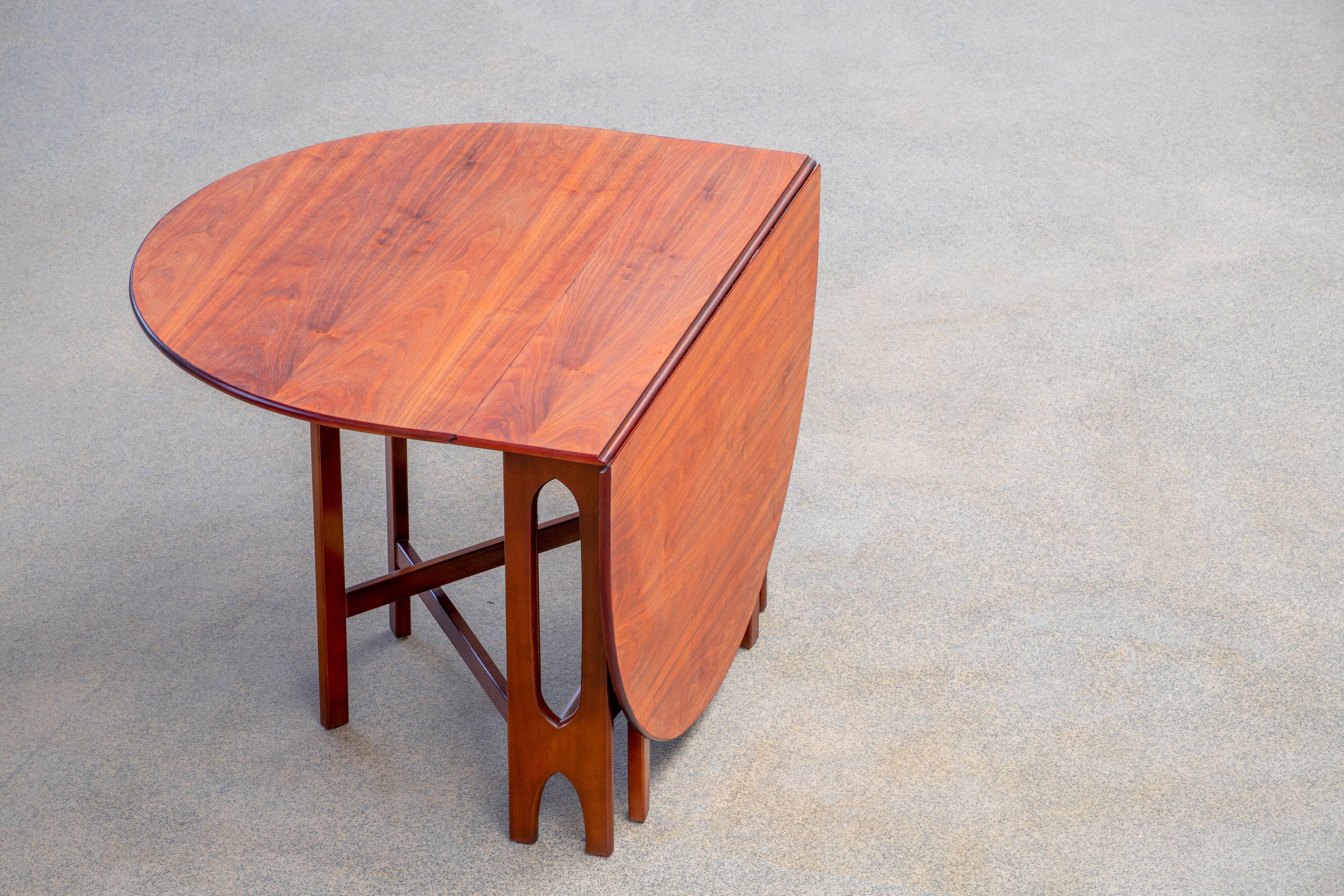 Scandinavian vintage folding table 1960