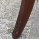 Fauteuil de bureau ancien en merisier et tissu