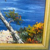 Oil Painting On Canvas Framed Signed Joly