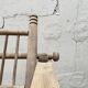Pair of wooden armchairs and ropes