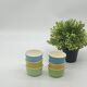 Lot / series of 6 ramekins Digoin France , vintage, pastel,