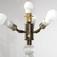 Lampadaire en verre de Murano et bronze attribué à Seguso Vetri, Italie 1950