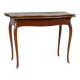 19th-Century Mahogany Wood & Veneer Console Table, 1890s