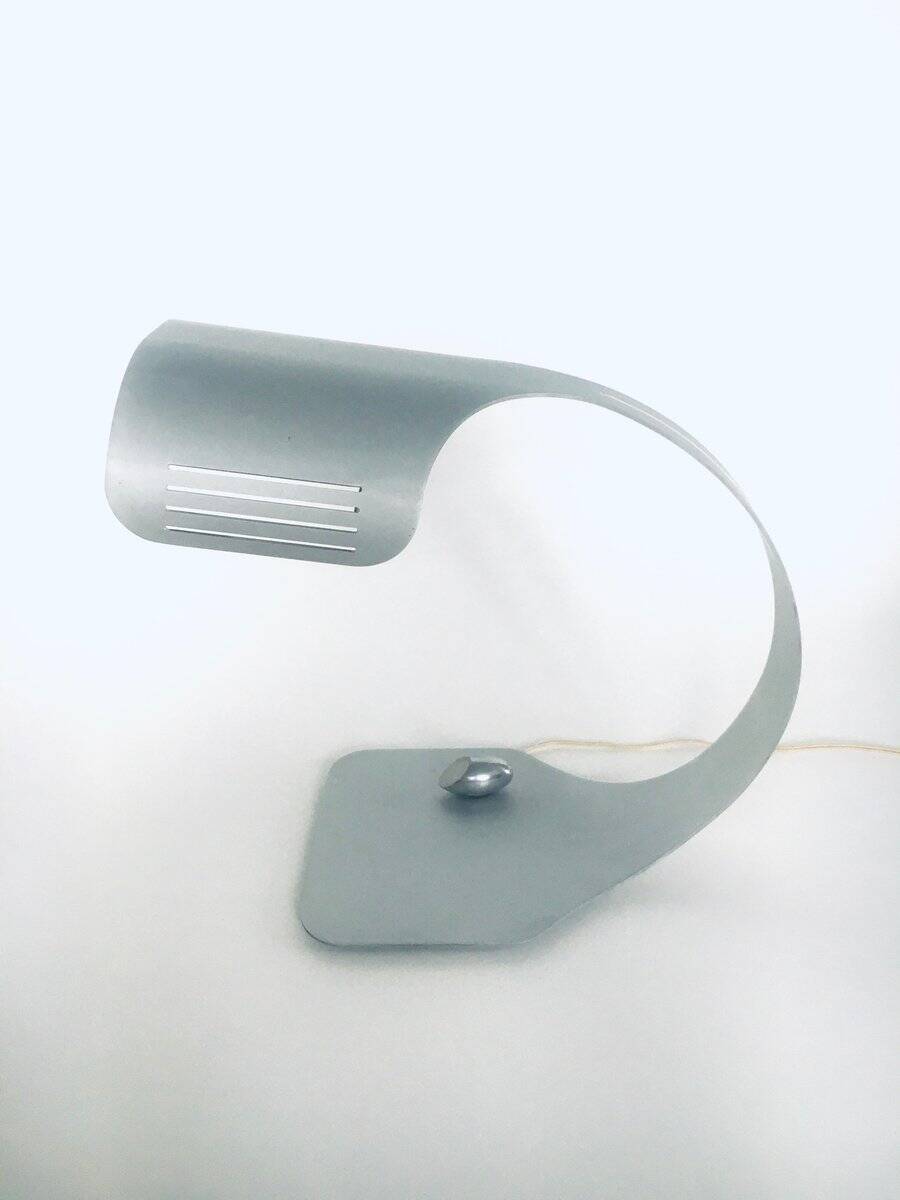 Aluminium Colomba Design Desk Lamp by Walter & Moretti, France, 1972