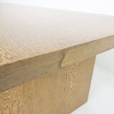Large wenge desk, attributed to 't Spectrum, The Netherlands 1950's