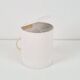 Pop Art White Metal Can Table Lamp by Vrieland, 1970s